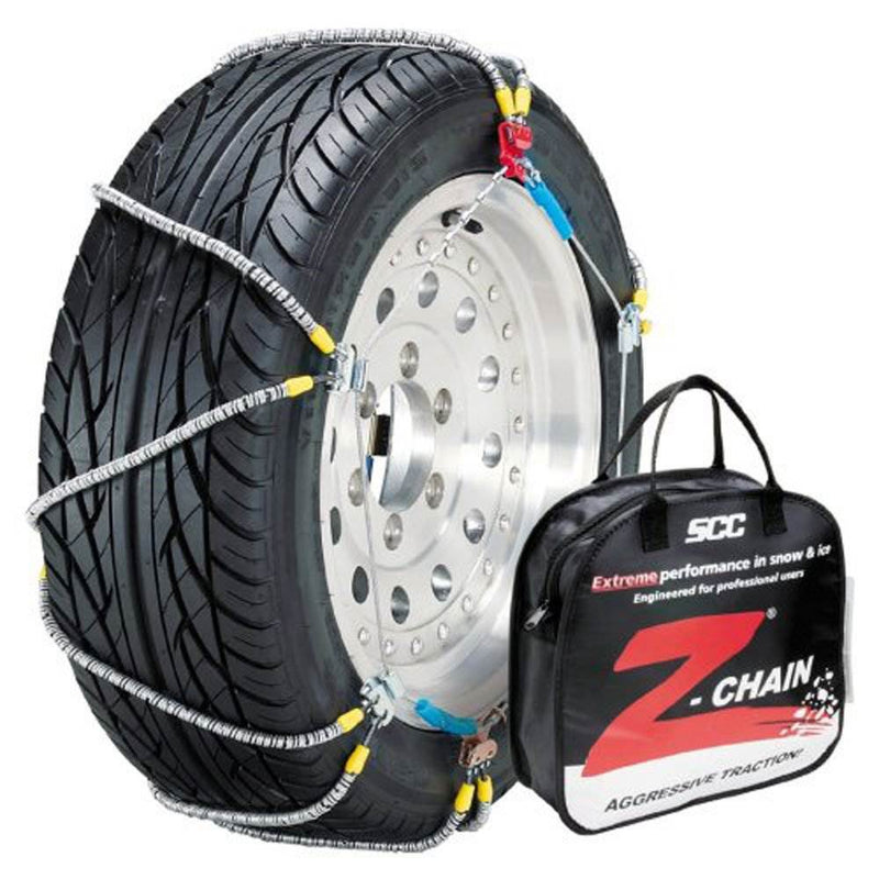 Security Chain Z547 Z Chain Passenger Car Truck Snow Traction Tire Chain, 4 Pack