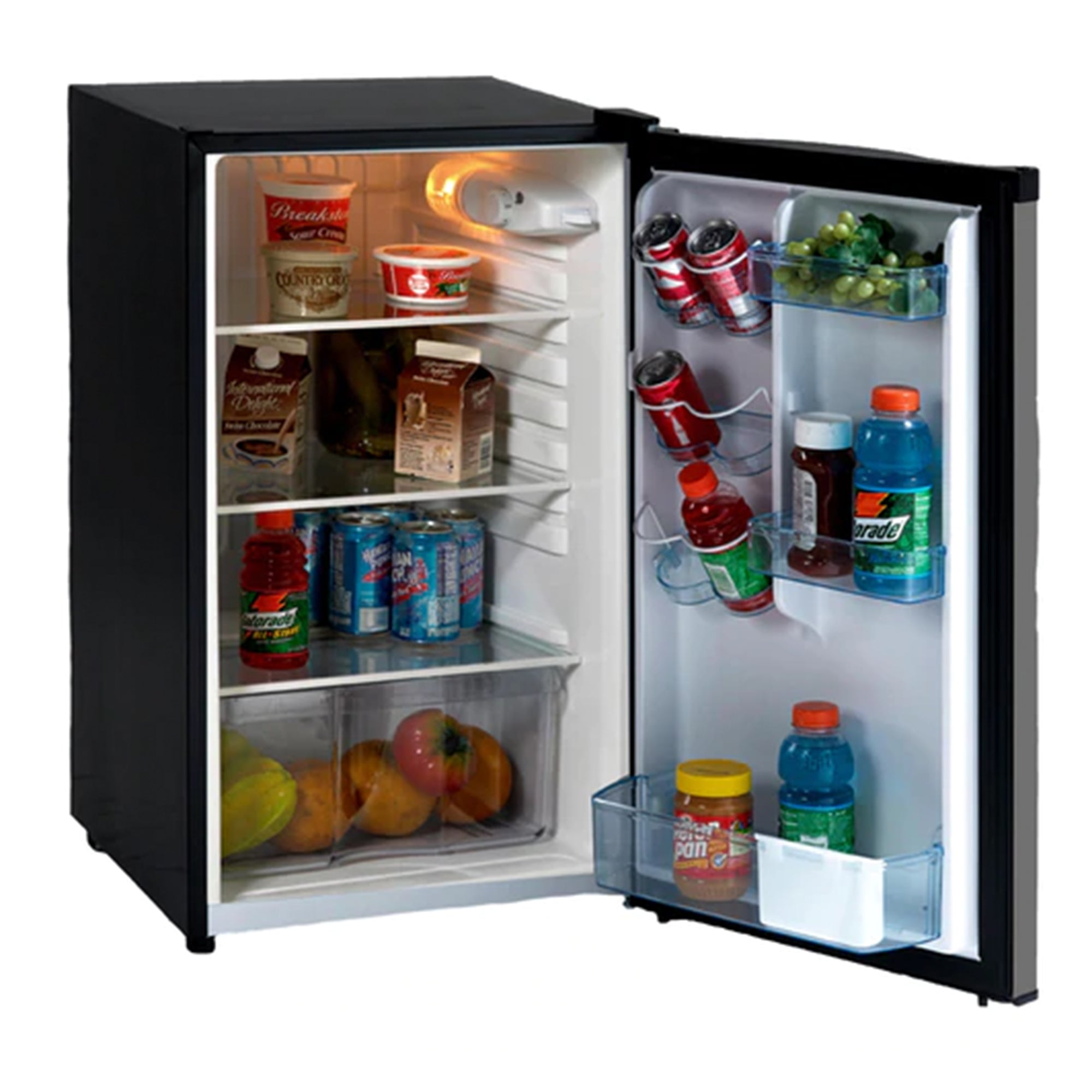 Avanti AR4446B 4.4 Cubic Foot Counter High Mini Fridge & Freezer Combo, Black