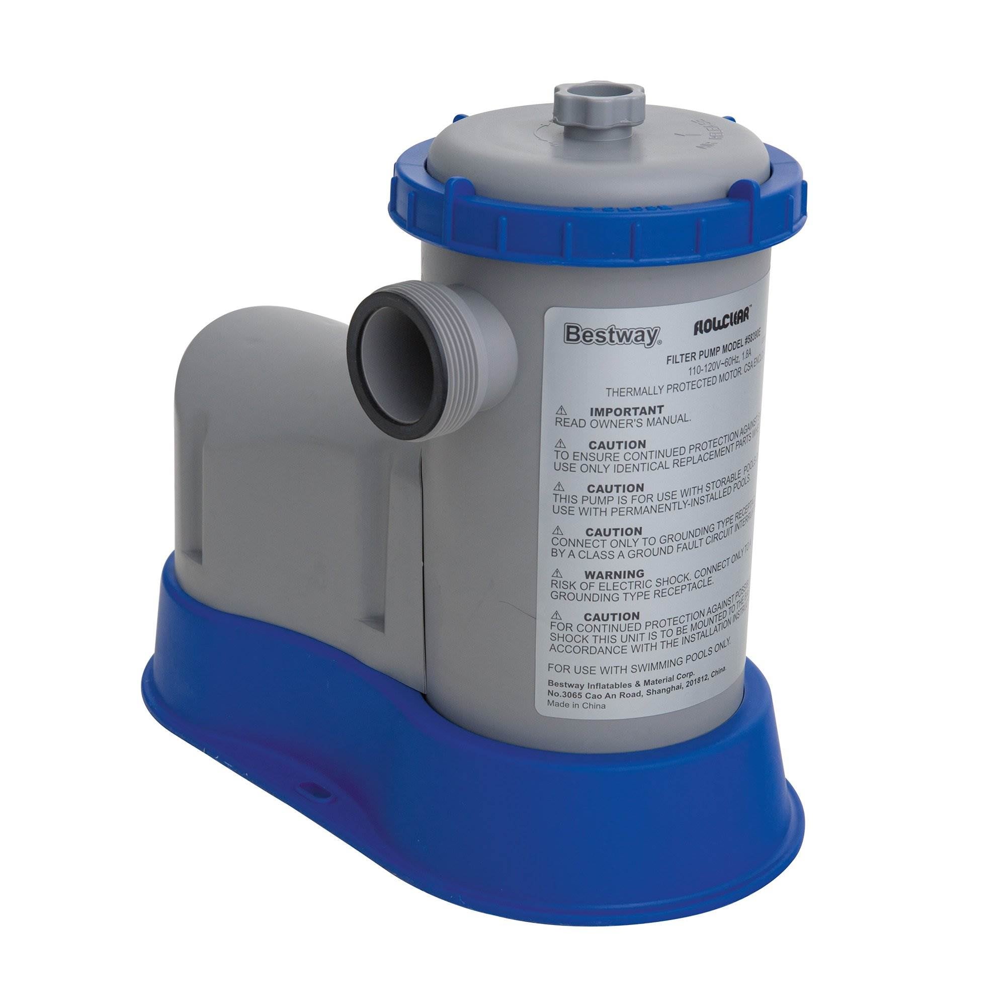 Bestway Above Ground Pool Cleaning Kit w/Pool Filter (6) + 1500 GPH Filter Pump