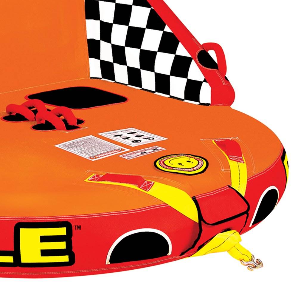 Big Mable 2-Rider Towable Tube & Towable Tube Rope 2 Section With Floater
