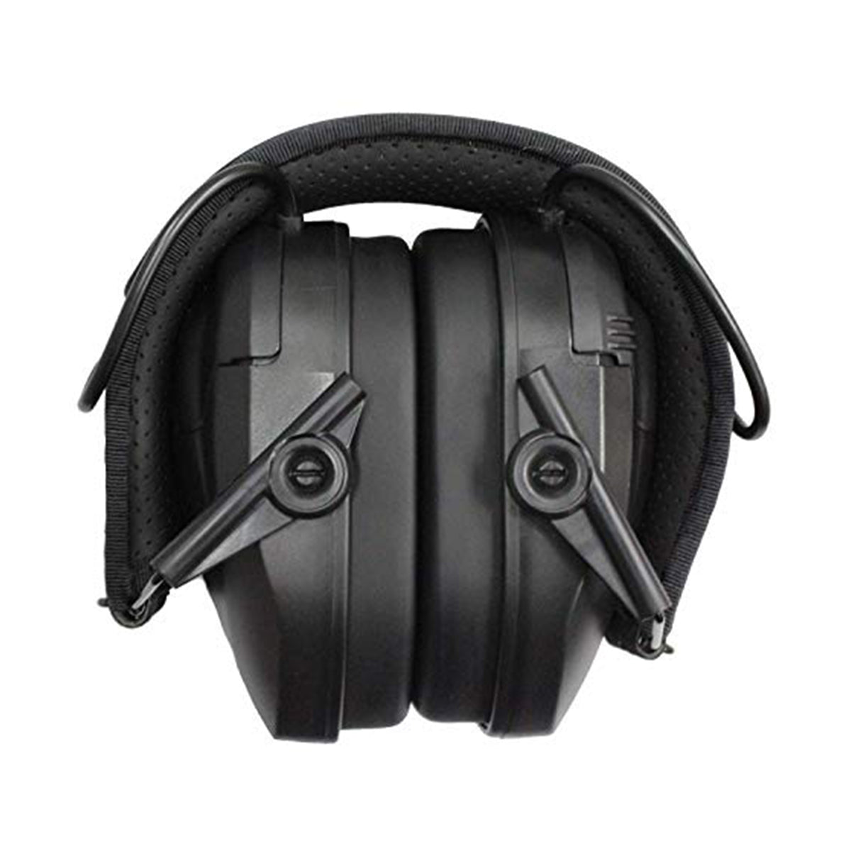 Walker's Razor Slim Shooter Black Electronic Folding Hearing Protection Earmuffs - VMInnovations