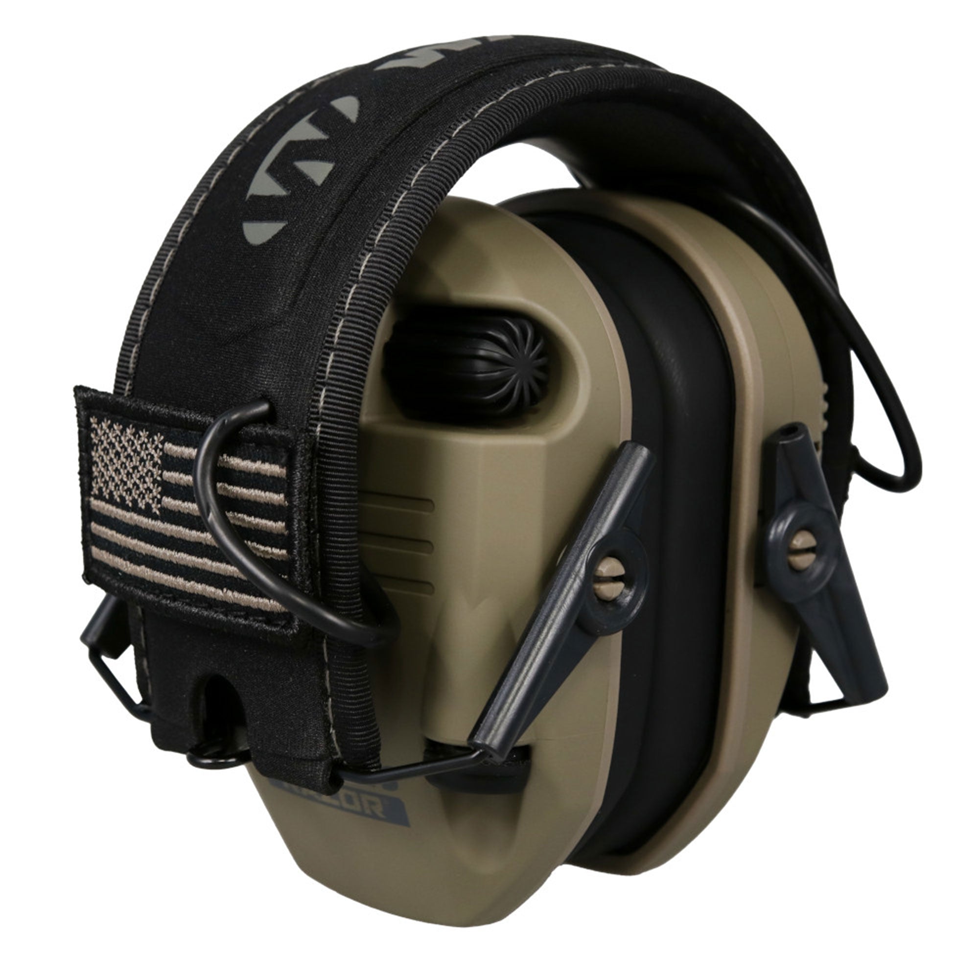 Walkers Razor Slim Electronic Ear Muffs with NRR 23 dB, Tan Patriot (Used) - VMInnovations