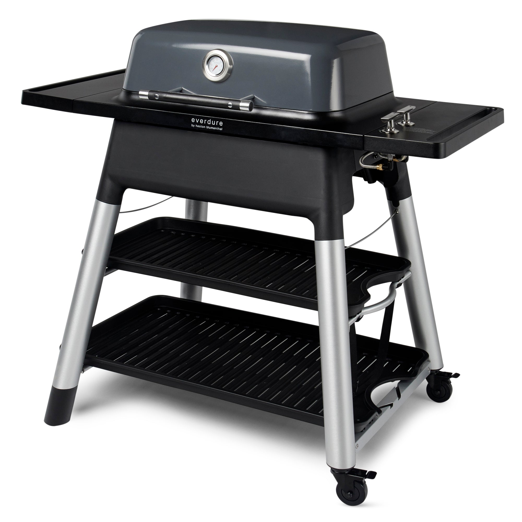 Everdure Force by Heston Blumenthal 2 Burner Freestanding Propane Grill,Graphite