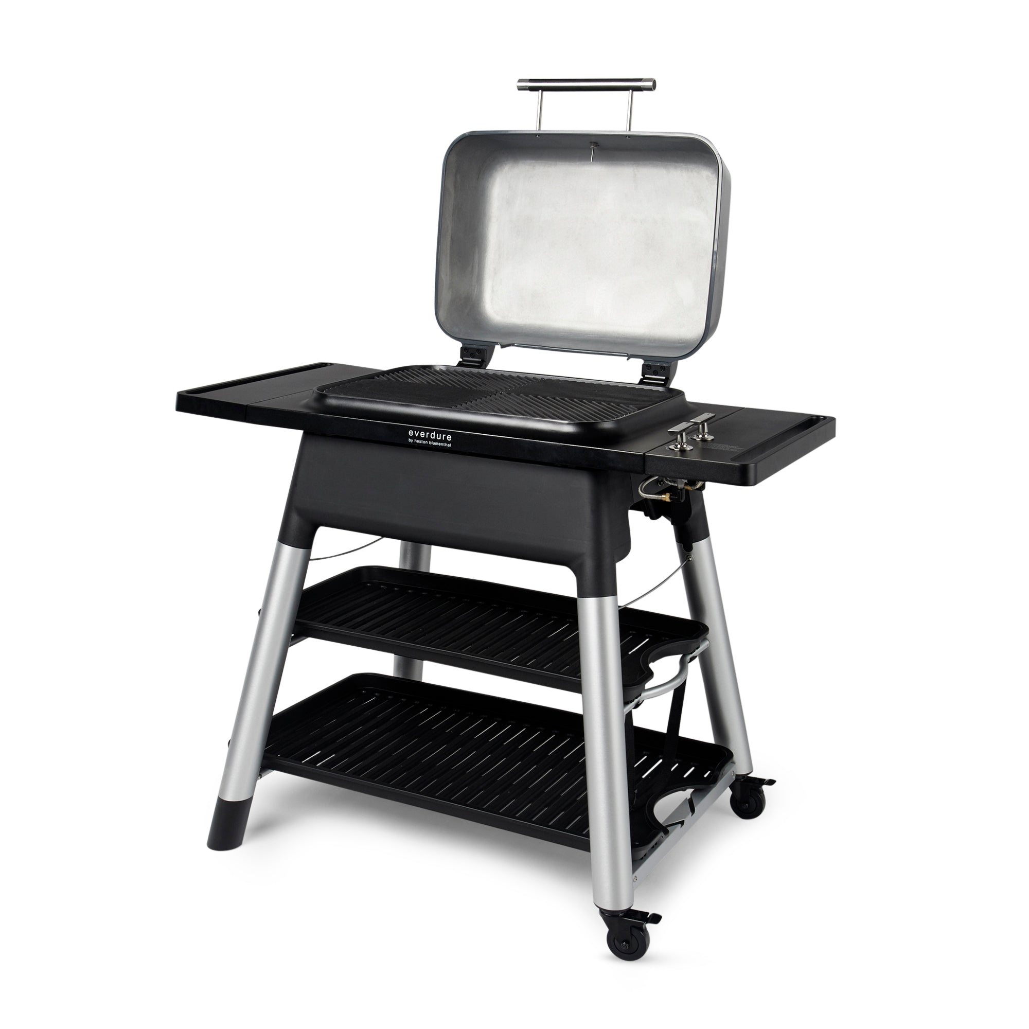 Everdure Force by Heston Blumenthal 2 Burner Freestanding Propane Grill,Graphite