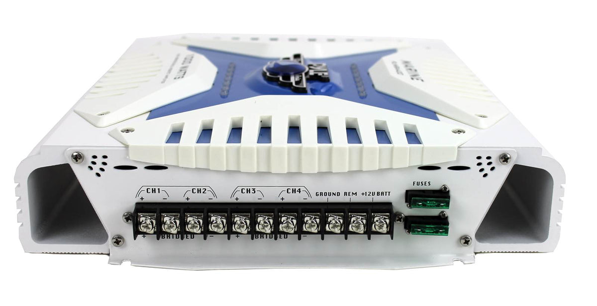 Pyle PLMRA420 1000 Watt 4 Channel Marine Power Audio Mosfet Amplifier (4 Pack)