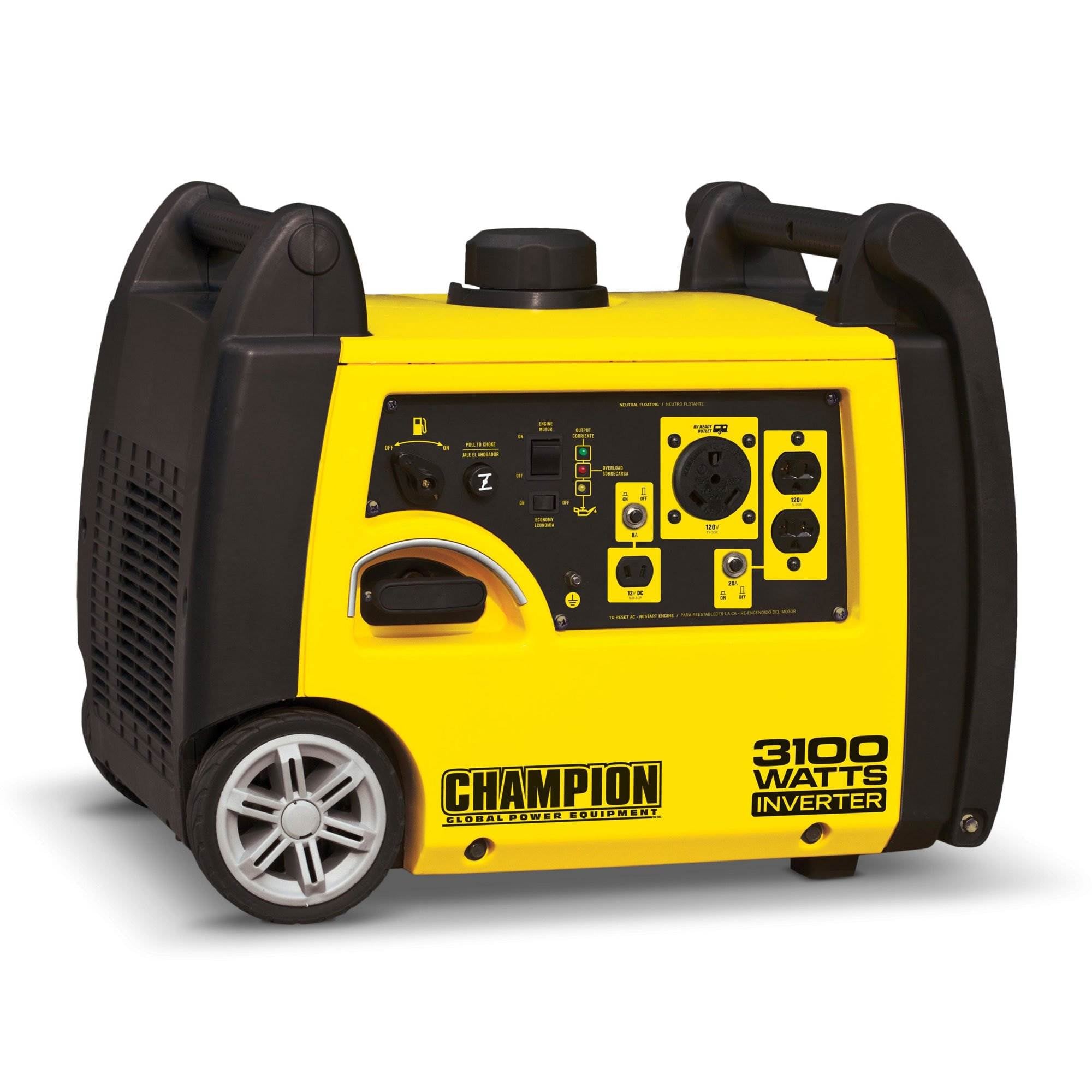 Champion 3100 Watt Quiet Gasoline Inverter Generator + Storm Shield Cover
