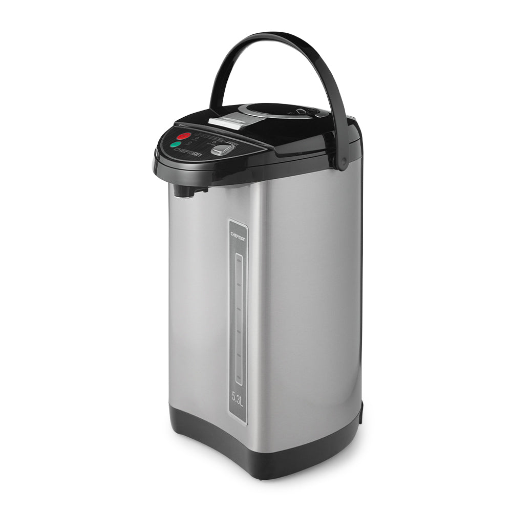 Chefman 5.3 Liter Electric Auto Dispense Hot Water Pot, StainlessSteel (OpenBox)