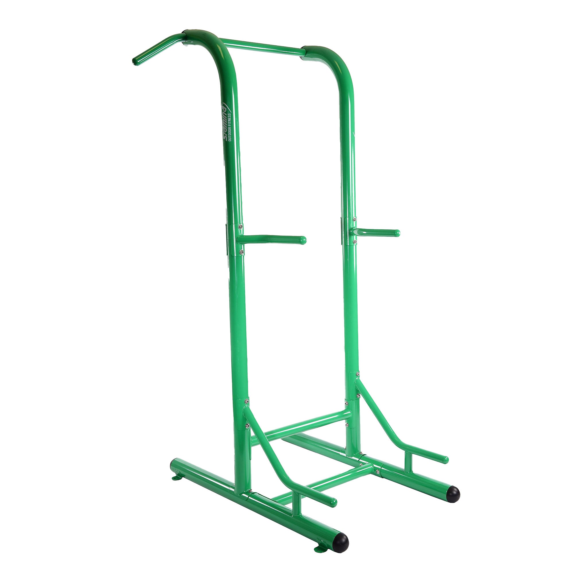 Stamina Products Steel Multi Use Outdoor Fitness Power Tower, Green (Used) - VMInnovations