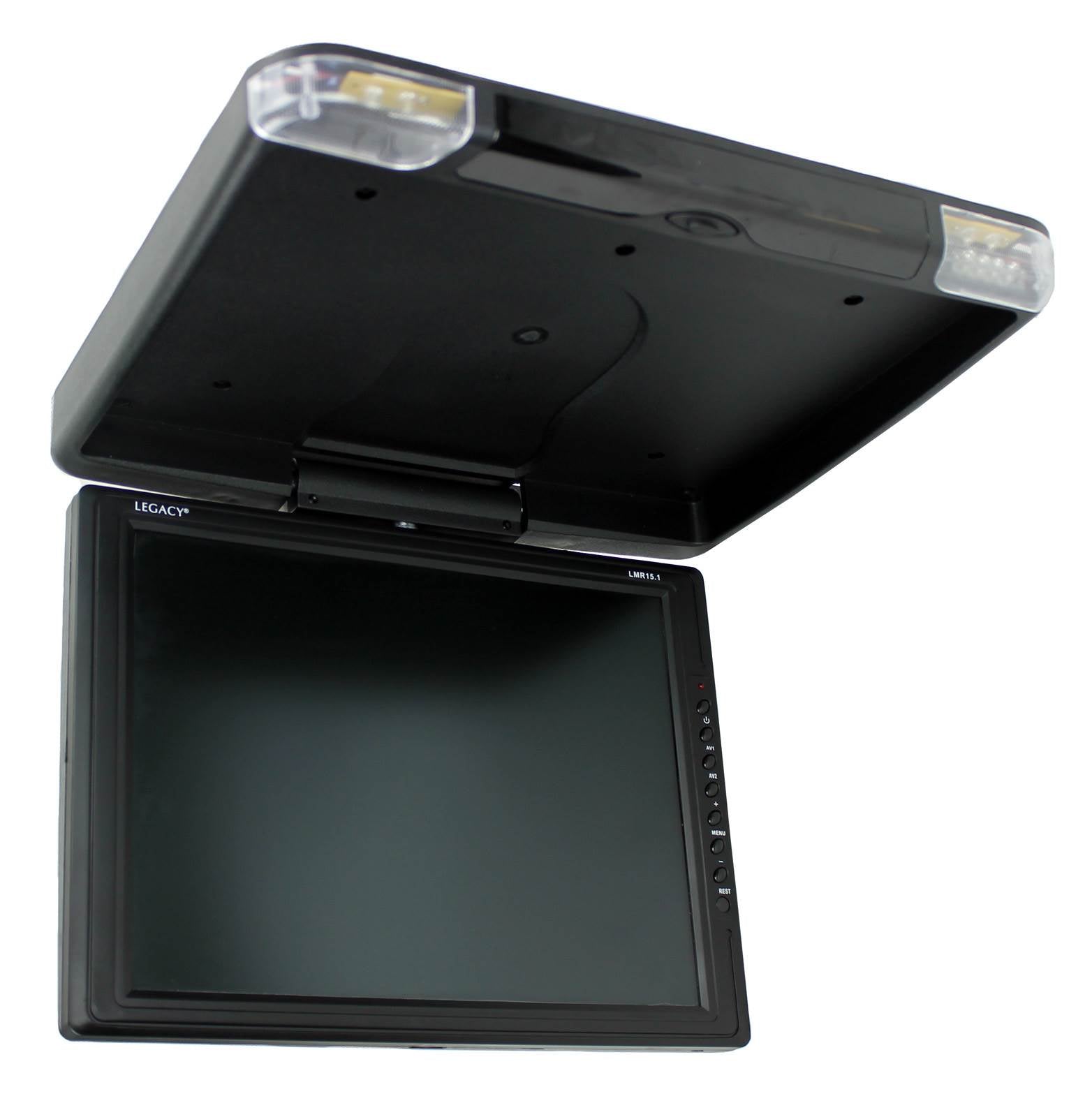 LEGACY 15" LCD TFT Car/SUV/TRUCK Flip Down Roof Mount Monitor TV IR (Used)