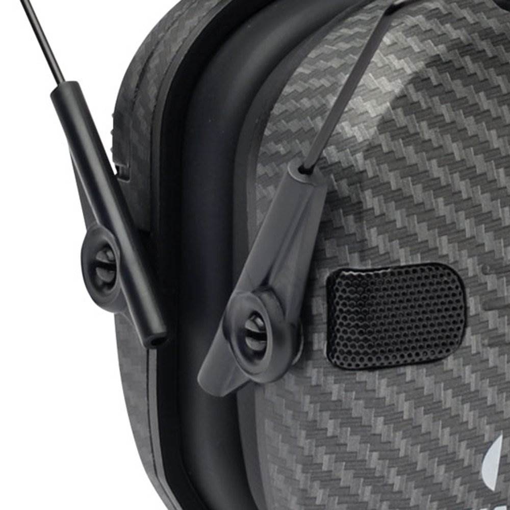 Walker's Razor Slim Shooter Carbon Electronic Hearing Protection Earmuff w/ Case