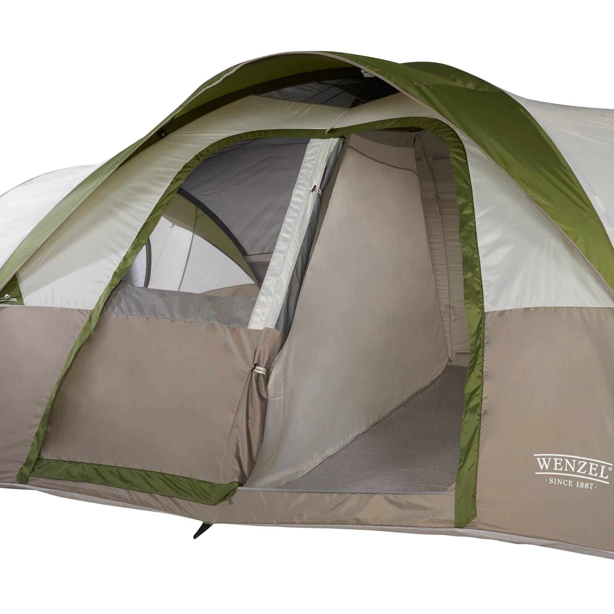 Wenzel Mammoth 16-Person Family Dome Camping Tent w/ Insta-Bed Queen with Pump