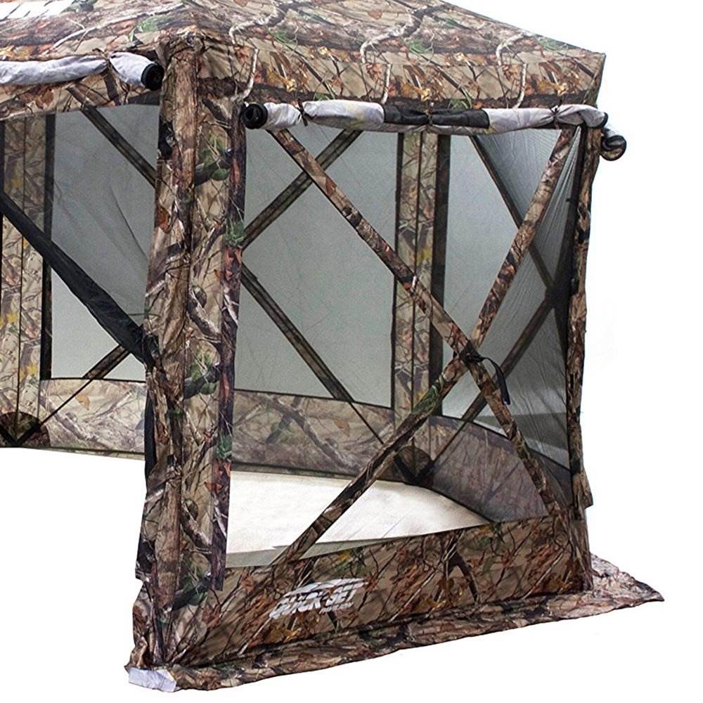 Clam Quick Set Portable Canopy w/ Clam Floor Tarp & Clam Quick Set Fly Tarp