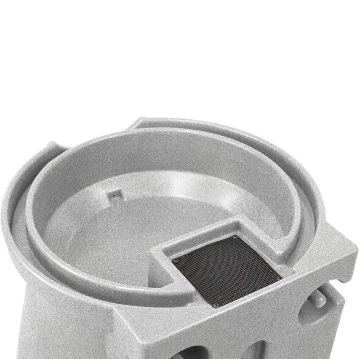 Good Ideas RWURN50-LIG 50 Gallon Rain Saver Wizard Barrel Urn, Light Granite - VMInnovations