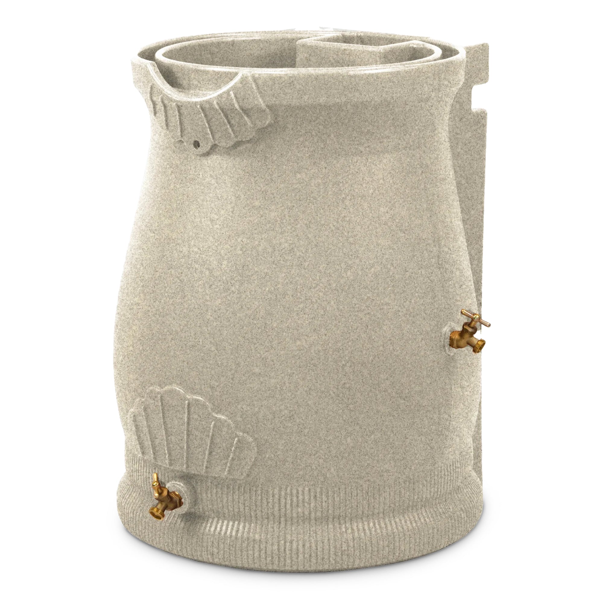 Good Ideas RWURN50-SAN 50 Gallon Rain Water Saver Wizard Barrel Urn, Sandstone - VMInnovations