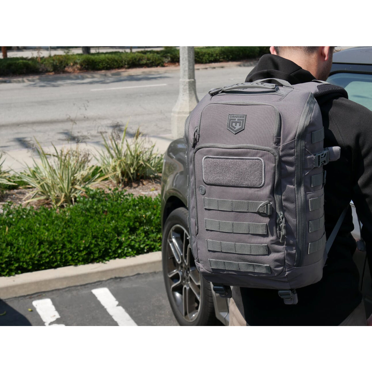Cannae Pro Gear 500D Nylon Size Medium 21 L Legion Day Pack Backpack, Dark Gray