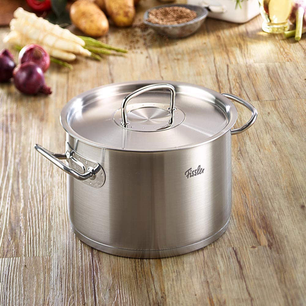 Fissler Original Profi Med Innovative Steel Stew Cooking Pot 9.6-Qt (Open Box)