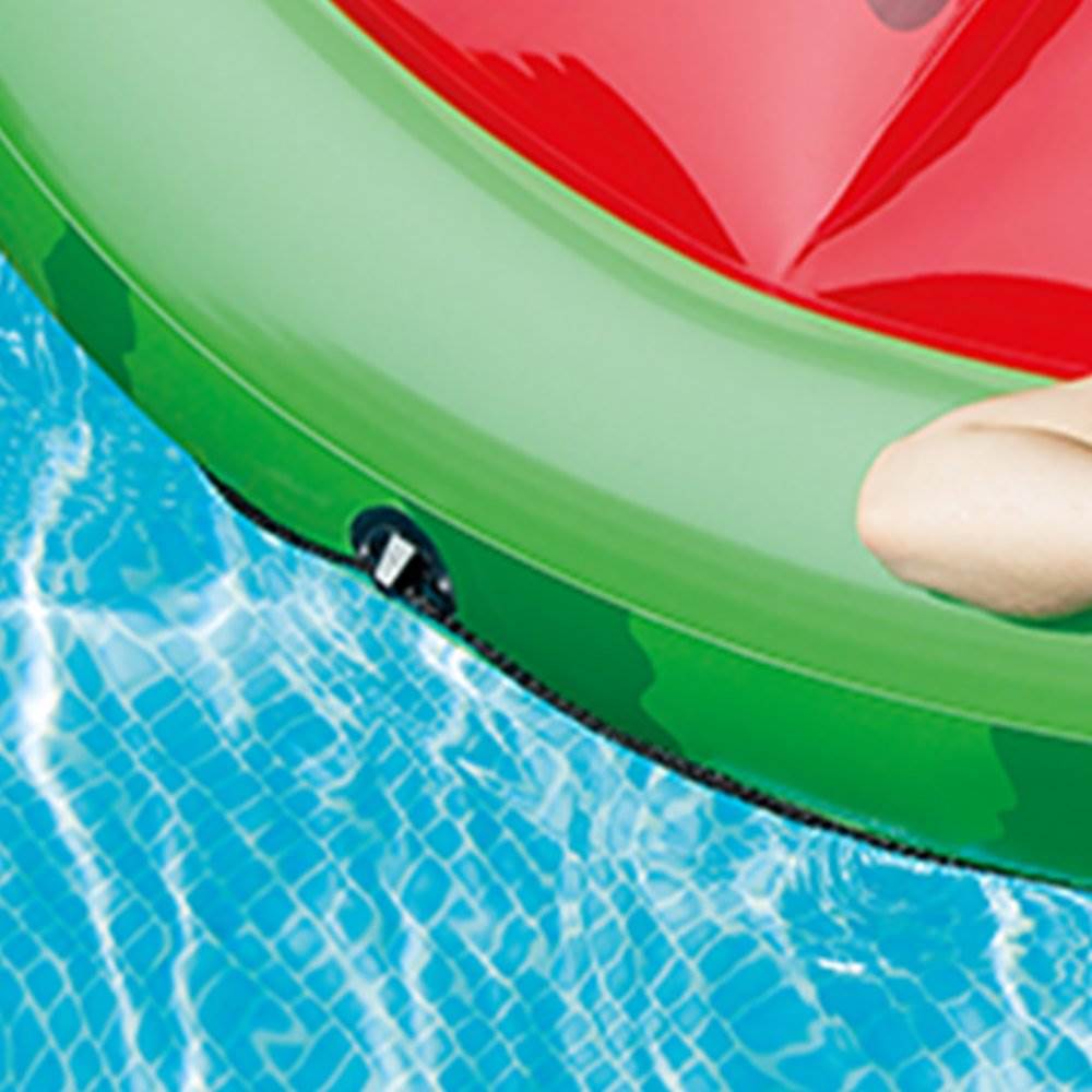 Intex 72-Inch Watermelon Island Raft | Intex 120V Quick Fill AC Air Pump - VMInnovations