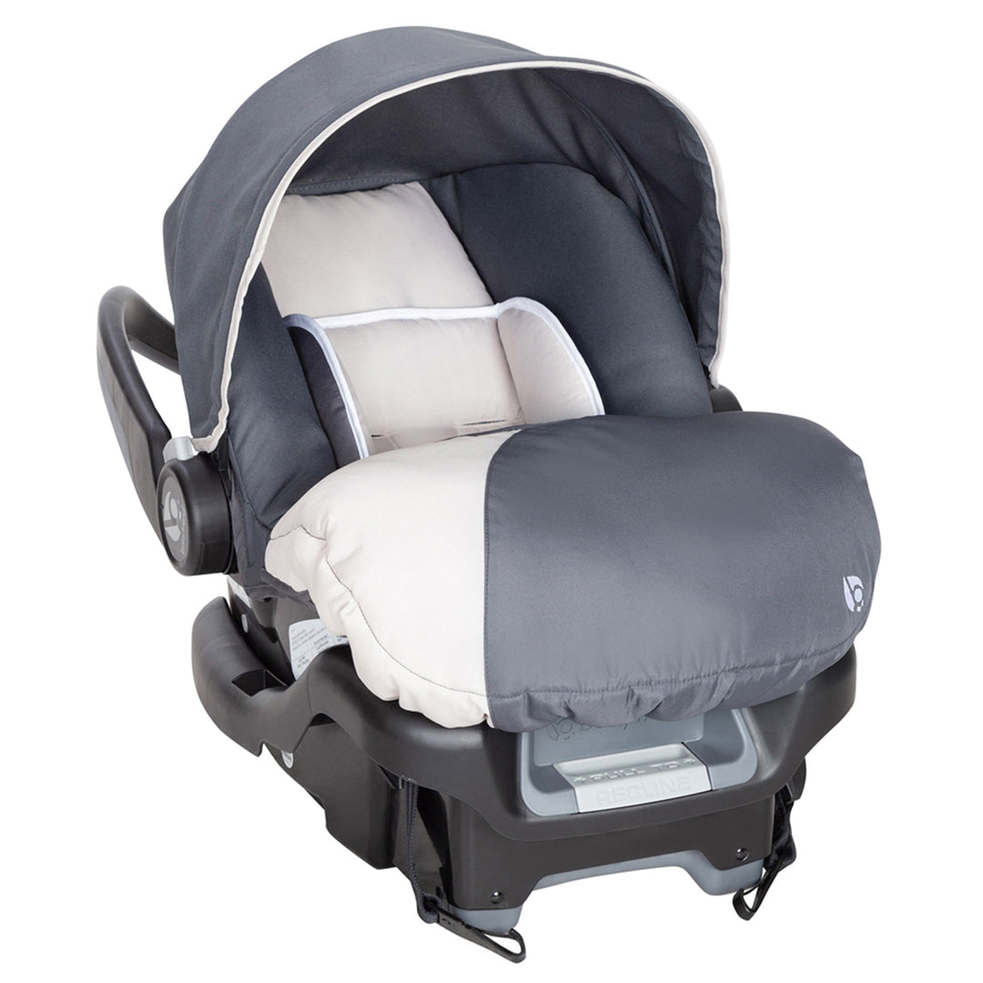 Baby Trend Sit N' Stand Travel Double Baby Stroller w/ Single Car Seat, Magnolia - VMInnovations