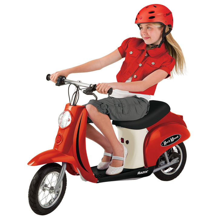 Razor Pocket Mod Mini Euro 24V 250W Electric Motor Scooter (2-Pack), Blue & Red - VMInnovations