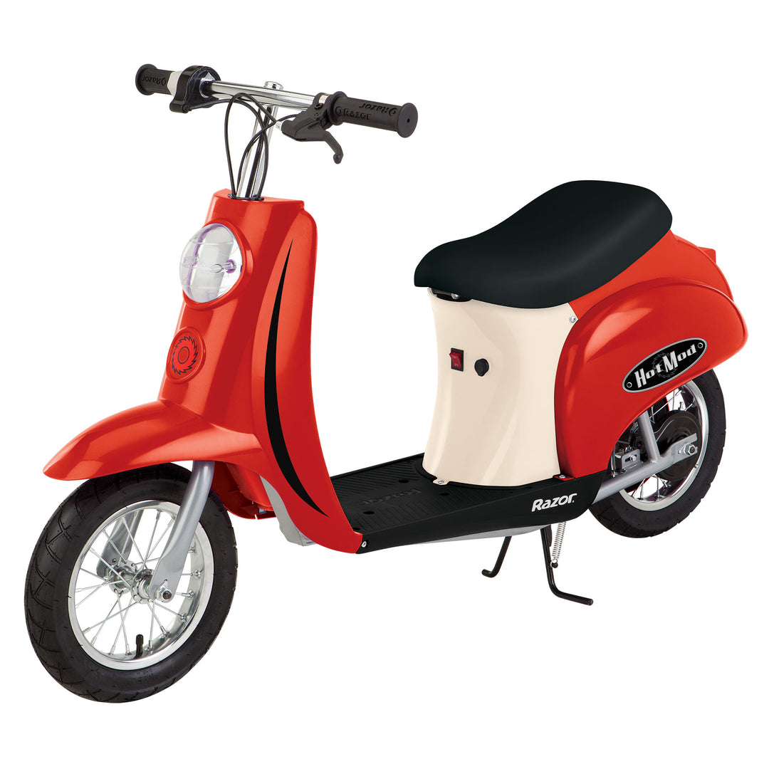 Razor Pocket Mod Mini Euro 24V 250W Electric Motor Scooter (2-Pack), Blue & Red - VMInnovations