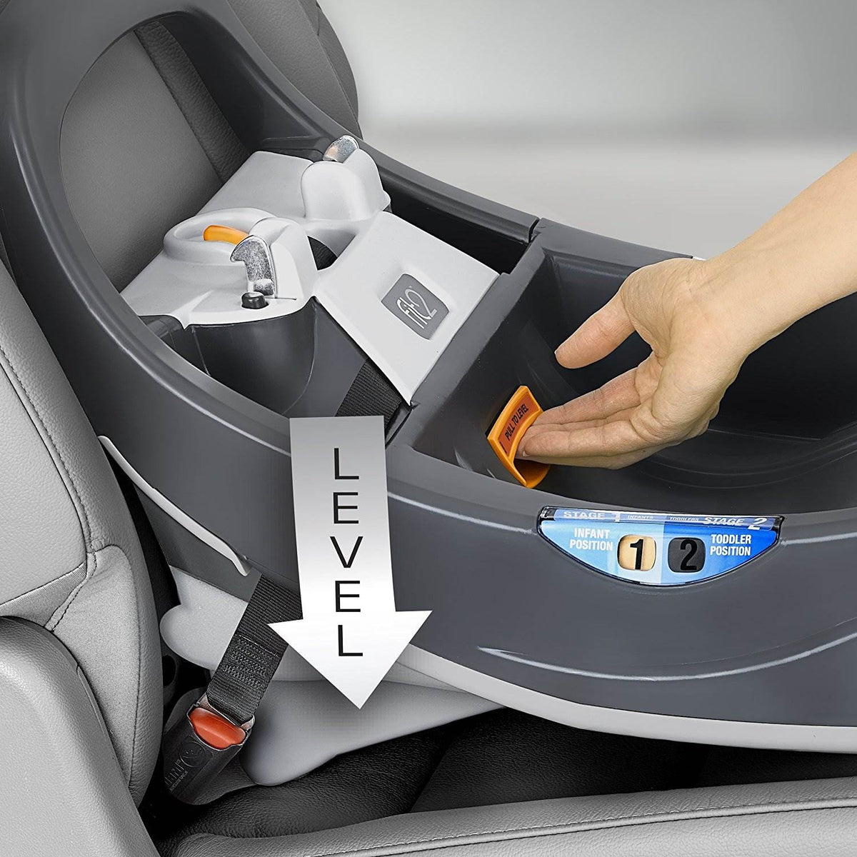 Chicco Infant/Toddler Car Seat Safety System Base & Rear Facing Car Seat w/ Base