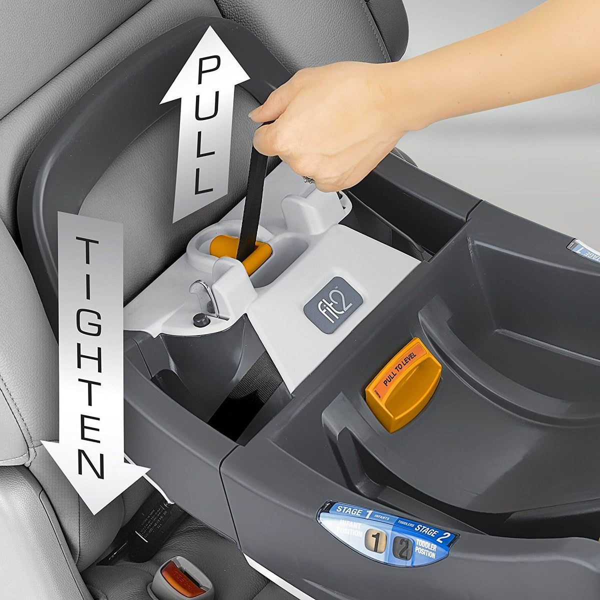 Chicco Infant/Toddler Car Seat Safety System Base & Rear Facing Car Seat w/ Base