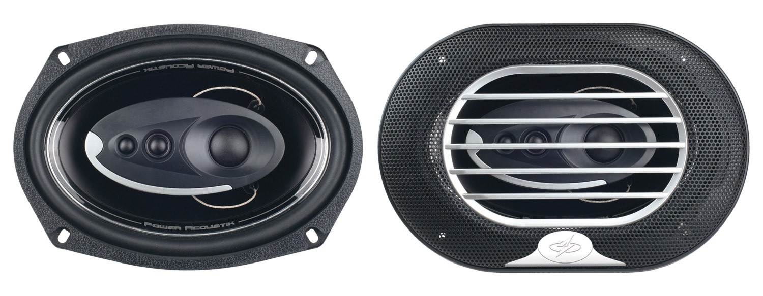 NEW! POWER ACOUSTIK 6x9" 840W 4-Way Car Audio Speakers