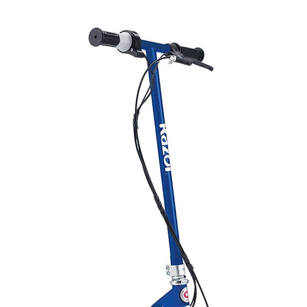 Razor 10 MPH Rechargeable Kids Electric Scooter and BlueRazor V17 Safety Helmet