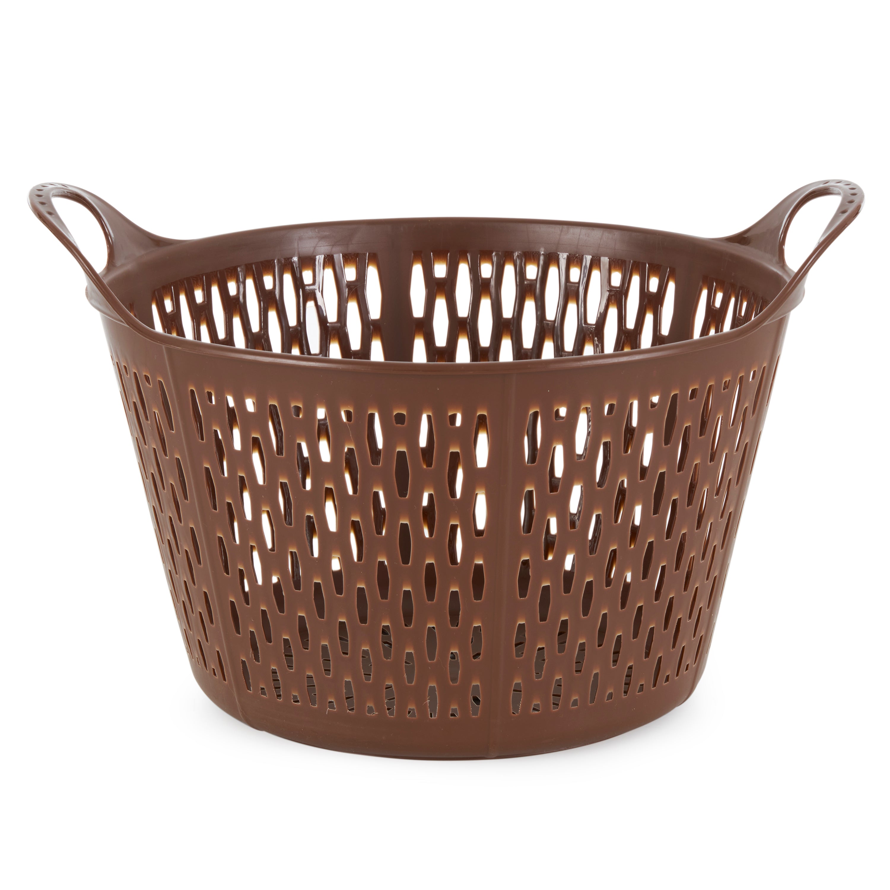 Tuff Stuff Products FSC4-BR 3.75 Gallon Flex Sieve Colander with Handles, Brown