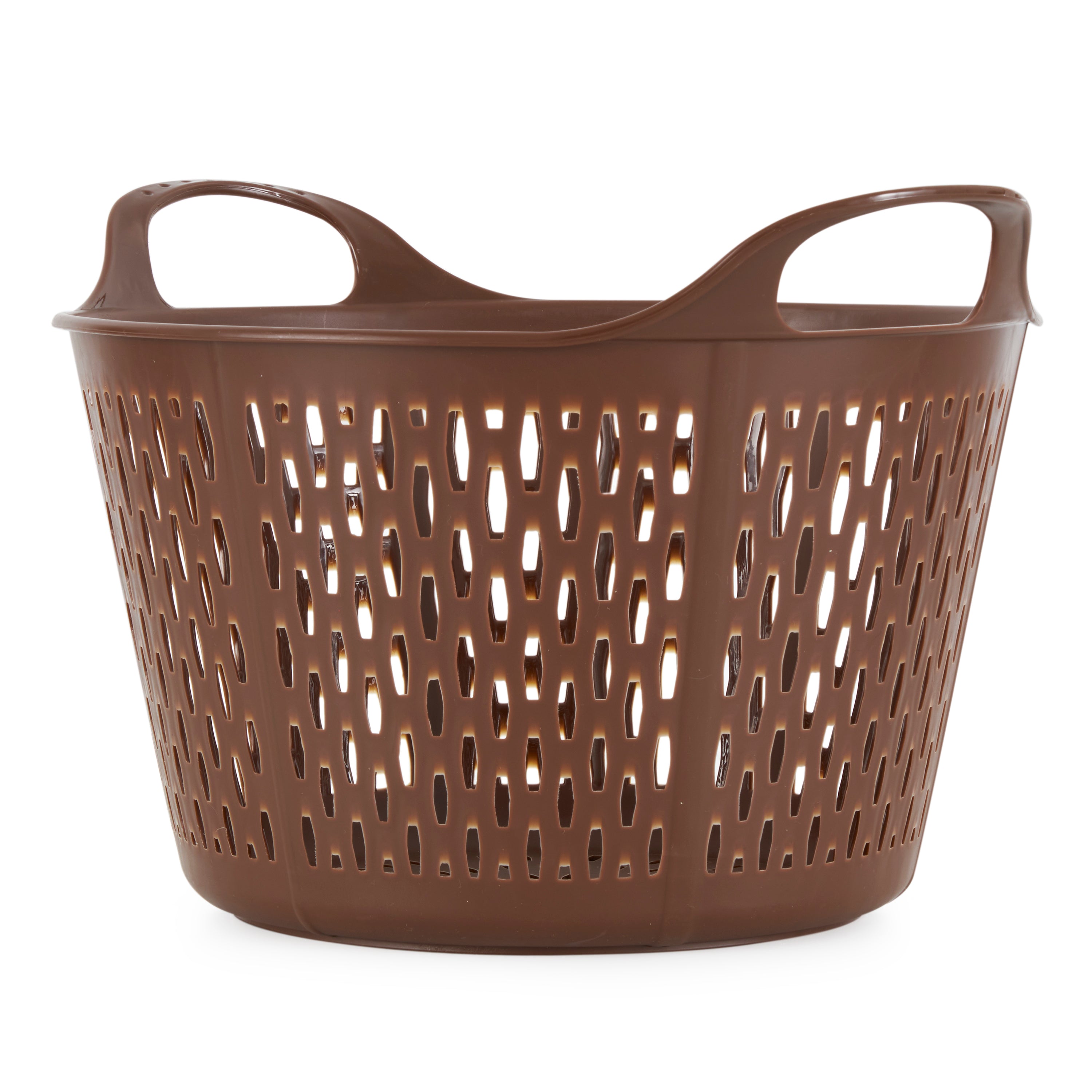 Tuff Stuff Products FSC4-BR 3.75 Gallon Flex Sieve Colander with Handles, Brown