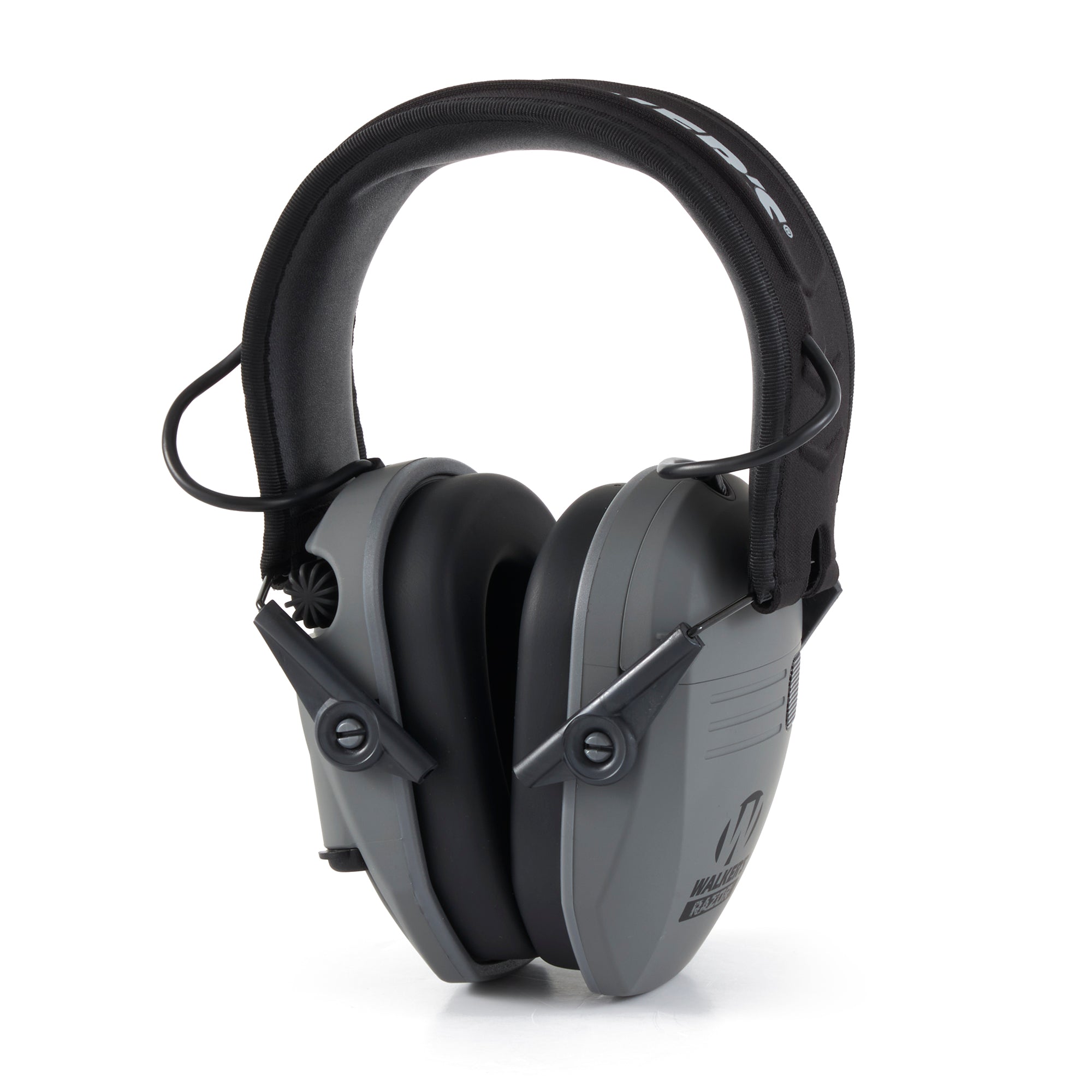 Walker's Razor Slim Shooter Gray Electronic Folding Hearing Protection Earmuffs