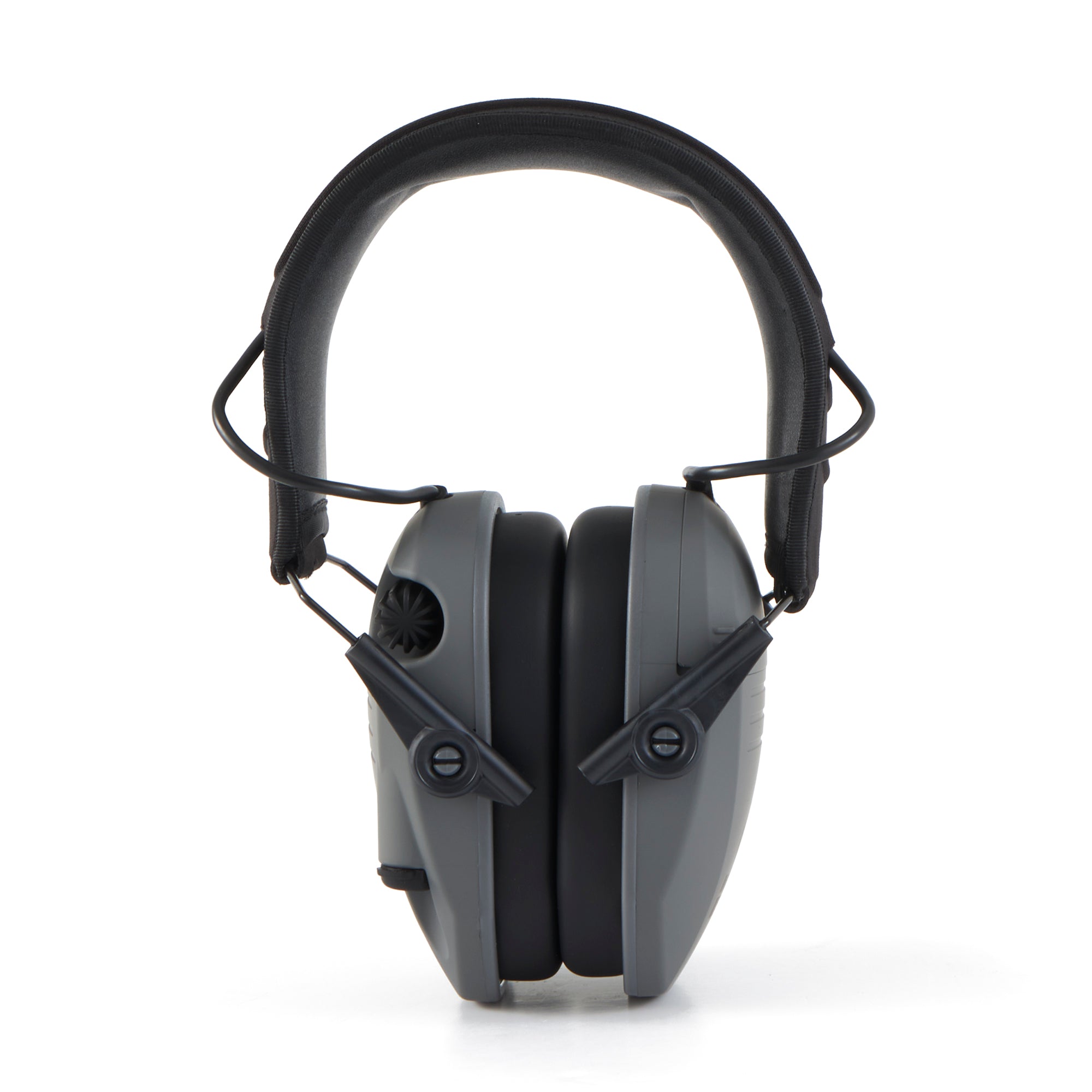 Walker's Razor Slim Shooter Gray Electronic Hearing Protection Earmuff w/ Case