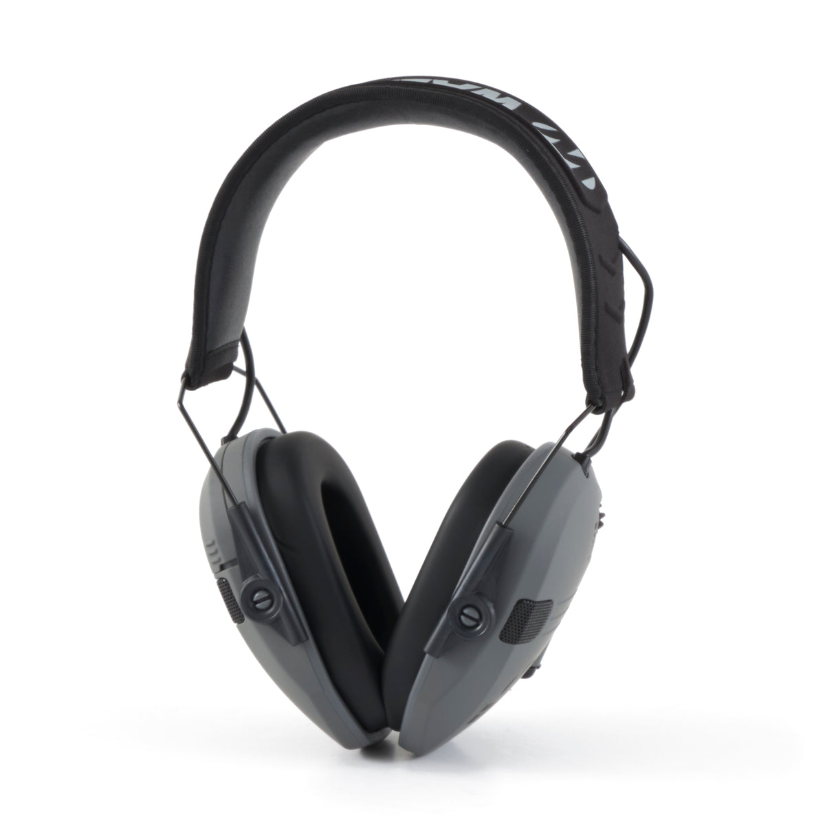 Walker's Razor Slim Shooter Gray Electronic Hearing Protection Earmuff w/ Case