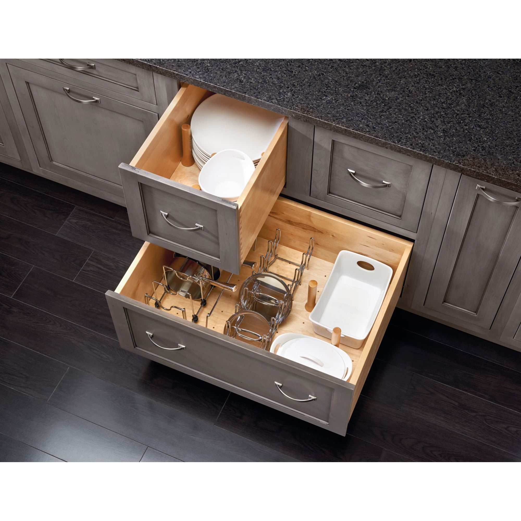 Rev-A-Shelf 4DPS-2421 24 x 21 Inch 9 Peg Board Drawer Organizer System (Used)