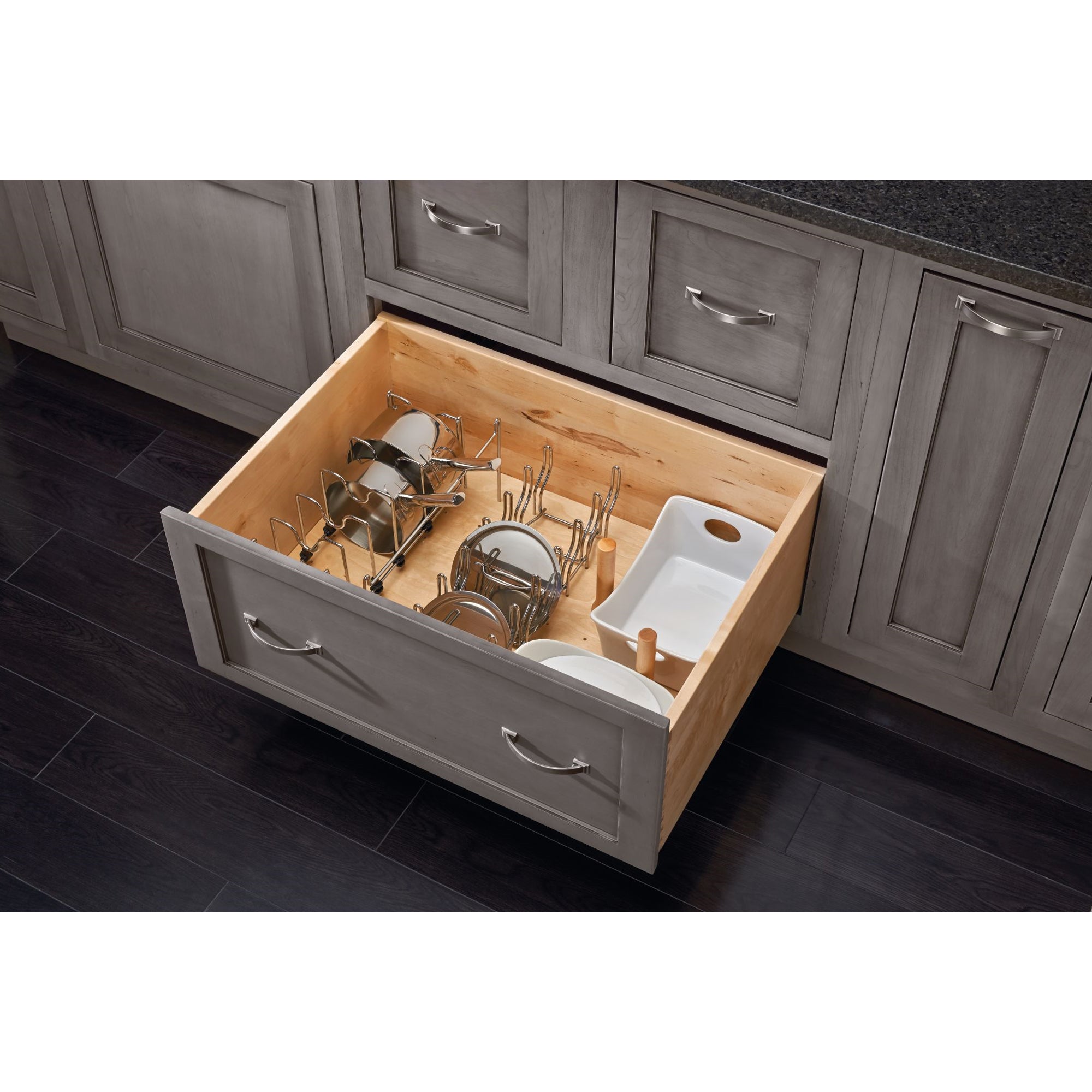 Rev-A-Shelf 4DPS-3921 39 x 21 Inch Wood 16 Peg Board Drawer Organizer (Open Box)