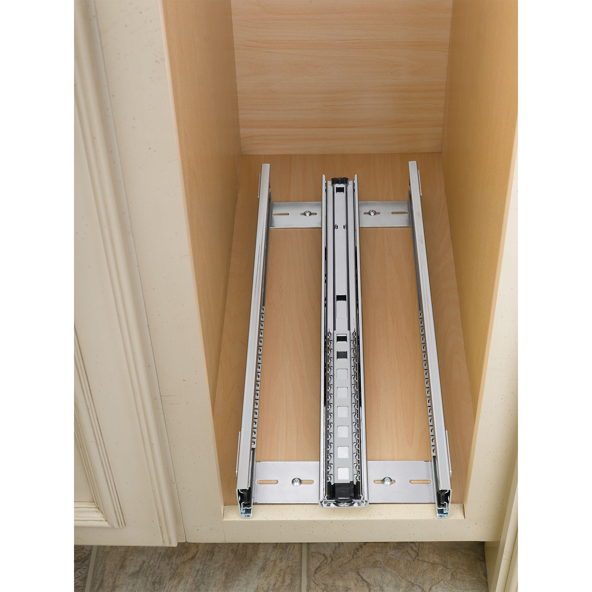 Rev-A-Shelf 5" Pullout Kitchen Cabinet Organizer Pantry Spice Rack, 448-BC-5C