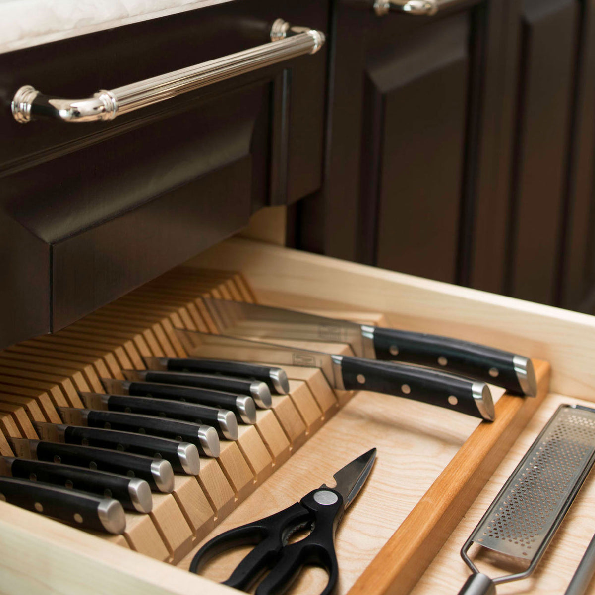 Rev-A-Shelf 4WDKB-1 2 Row Knife Block Drawer Organizer Insert (Open Box)