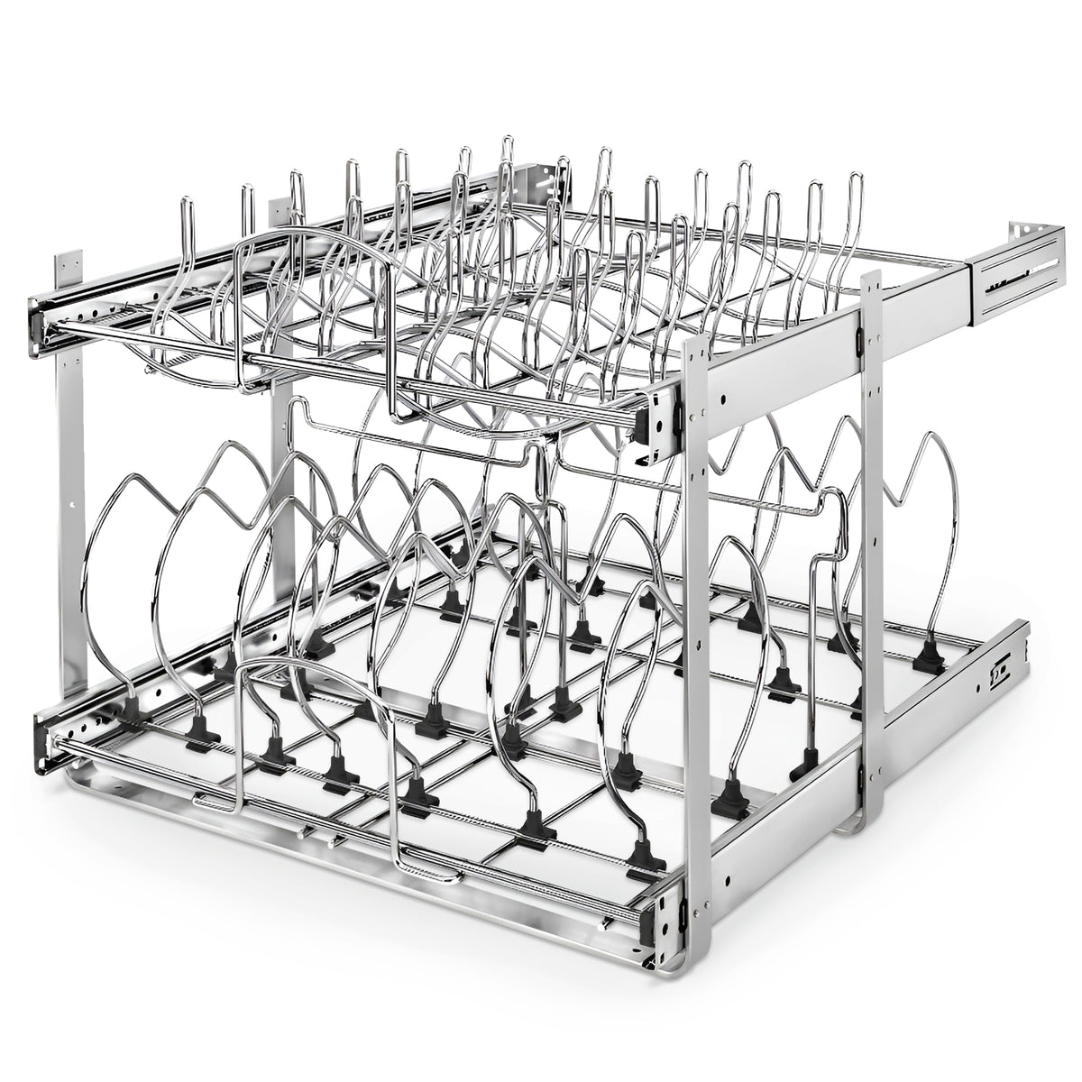 Rev-A-Shelf 5CW2-2122-CR 21" 2 Tier Wire Organizer for Cookware, Chrome (Used)