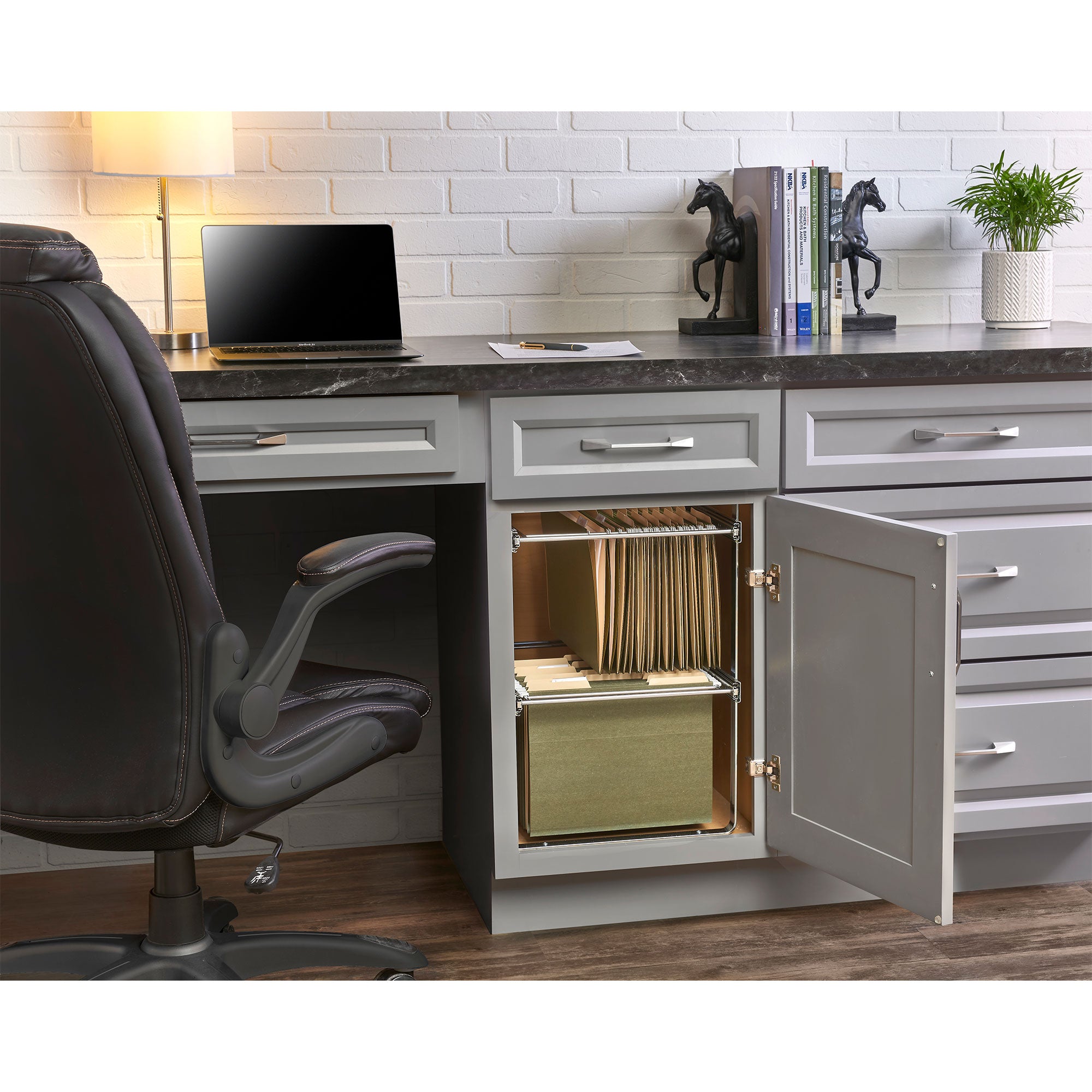 Rev-A-Shelf (2) 14.5" Tier Base Cabinet File Drawer Organizer System, RAS-FD-KIT