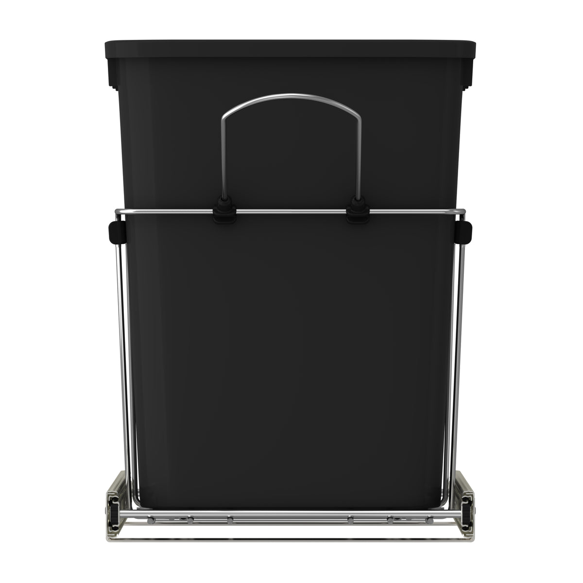Rev A Shelf Double 35 Quart Sliding Pull Out Waste Bin Container (2 Pack)