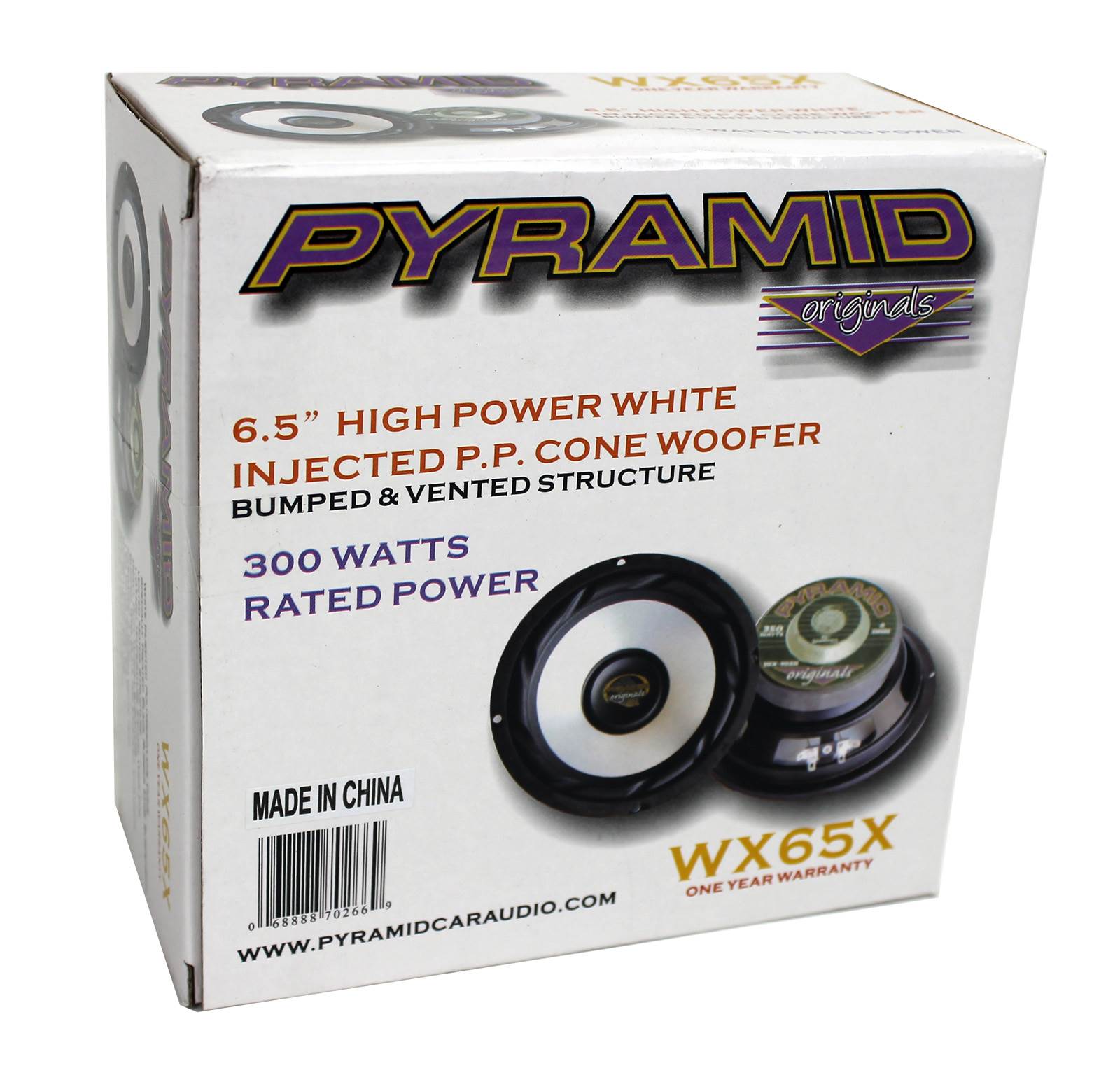 PYRAMID 6.5" 300 Watt Car Audio Subwoofer Sub Power Woofer 4 Ohm (Refurbished) - VMInnovations