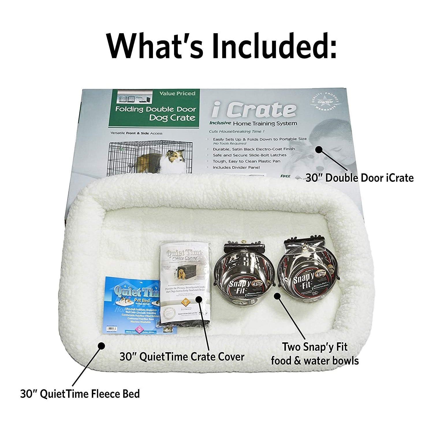 MidWest Homes For Pets iCrate Medium Kennel Kit (For Parts)