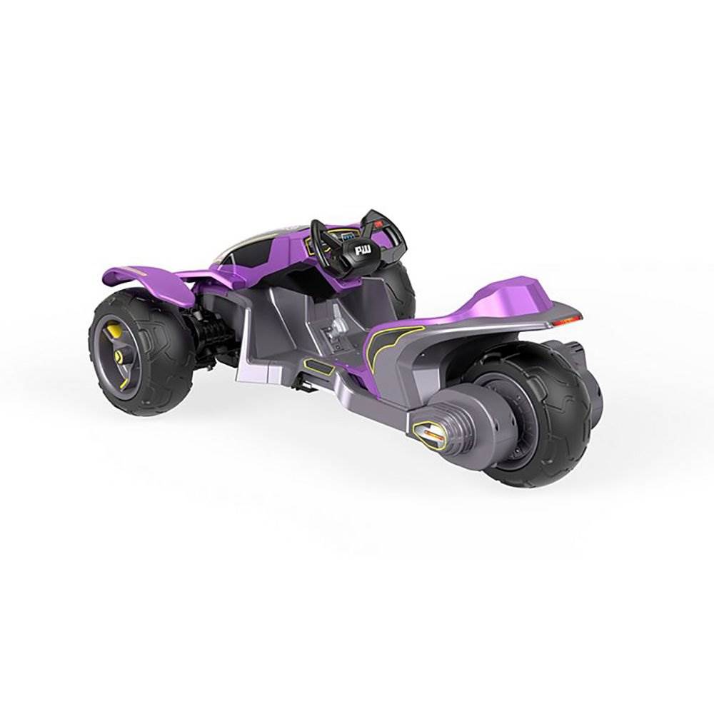 Power Wheels 12 Volt Mini ATV Ride On Toy Car + Replacement Battery (2 pack) - VMInnovations