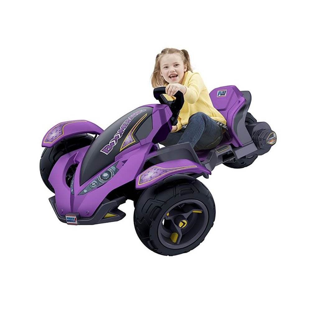 Power Wheels 12 Volt Mini ATV Ride On Toy Car + Replacement Battery (2 pack) - VMInnovations