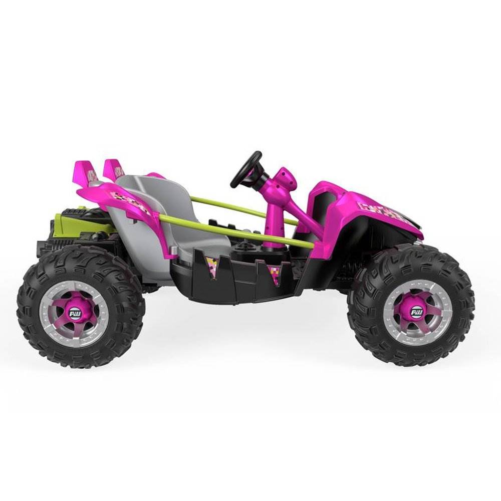 Power Wheels Ride On Toy Car & (2) 12 Volt Rechargeable Replacement Batteries