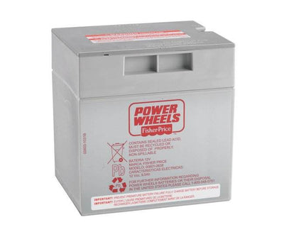 Power Wheels Ride On Toy Car & (2) 12 Volt Rechargeable Replacement Batteries