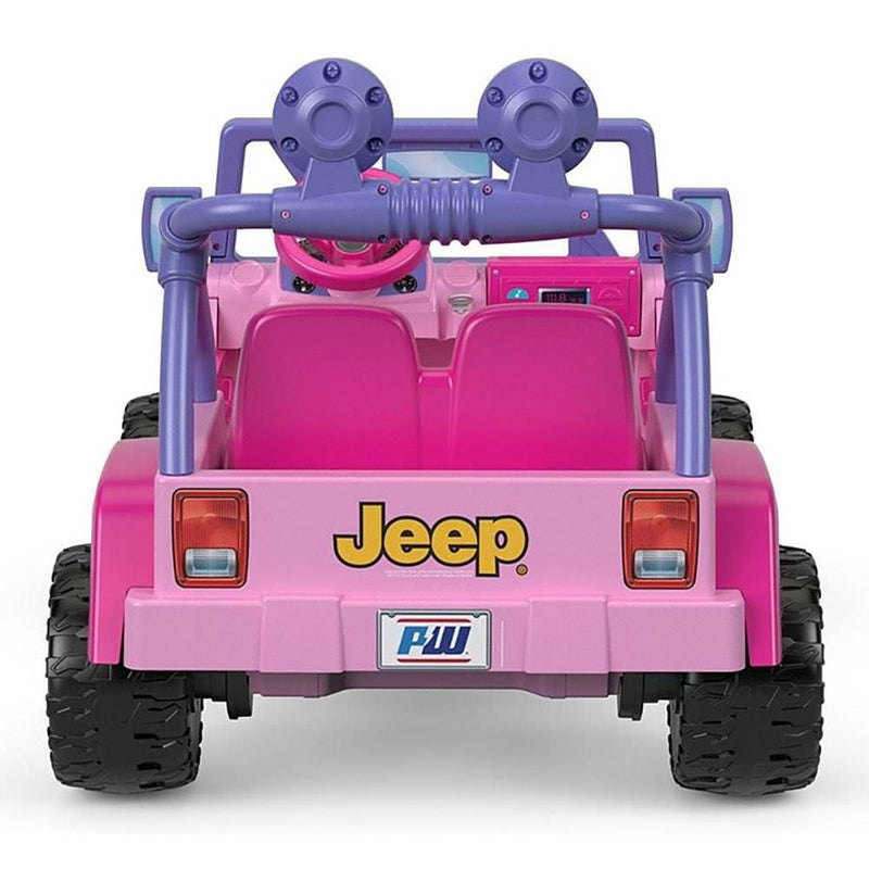 Power Wheels 12 Volt Disney Princess Jeep Ride-On + Replacement Battery (2 Pack) - VMInnovations