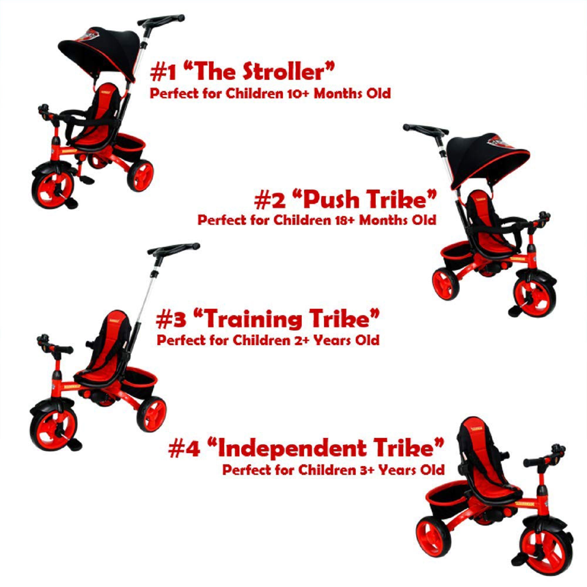Kids Embrace Marshall 4 in 1 Push & Pedal Paw Patrol Trike & Stroller (Used)
