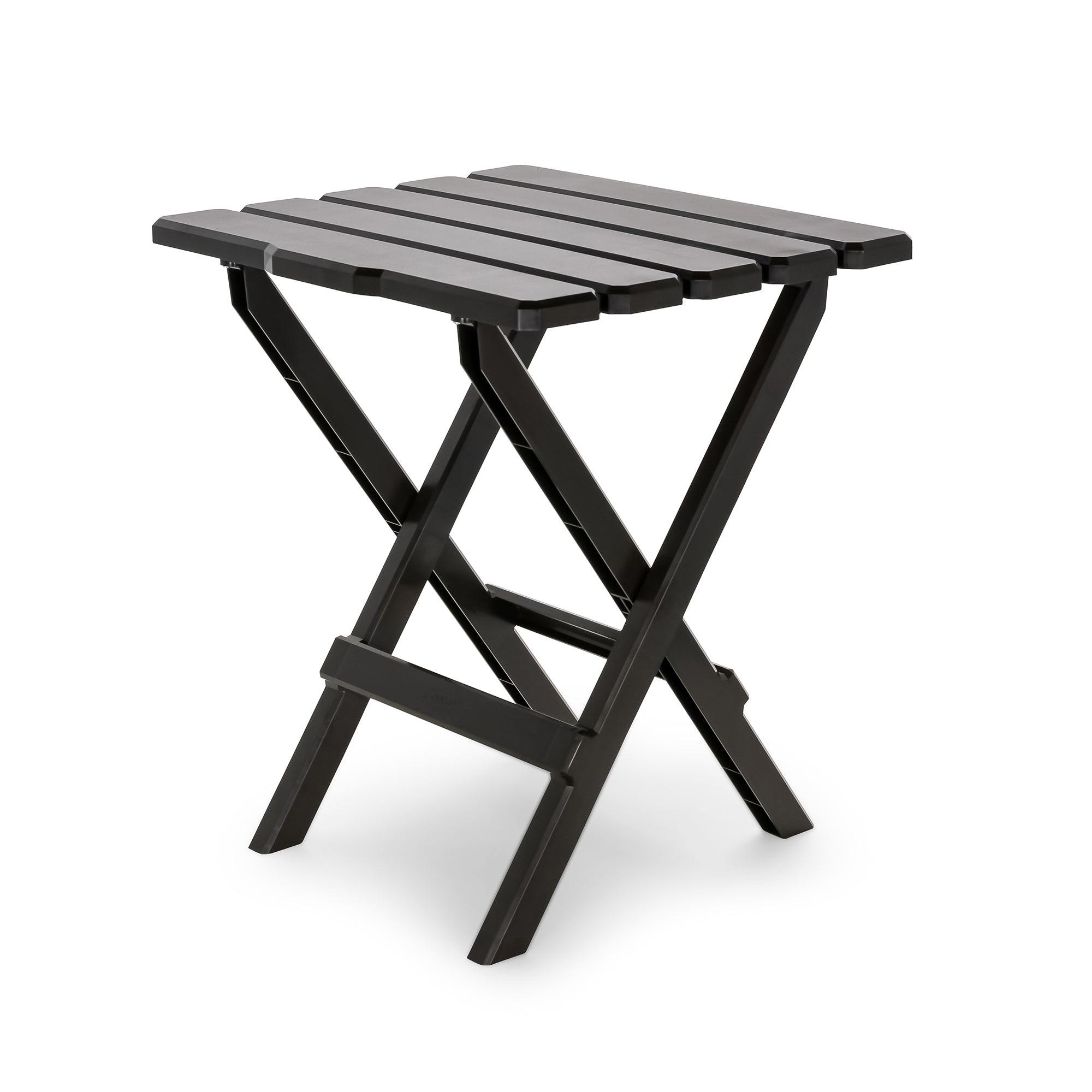 Camco 51886 Large Adirondack Portable Outdoor Furniture Folding Table, Mocha