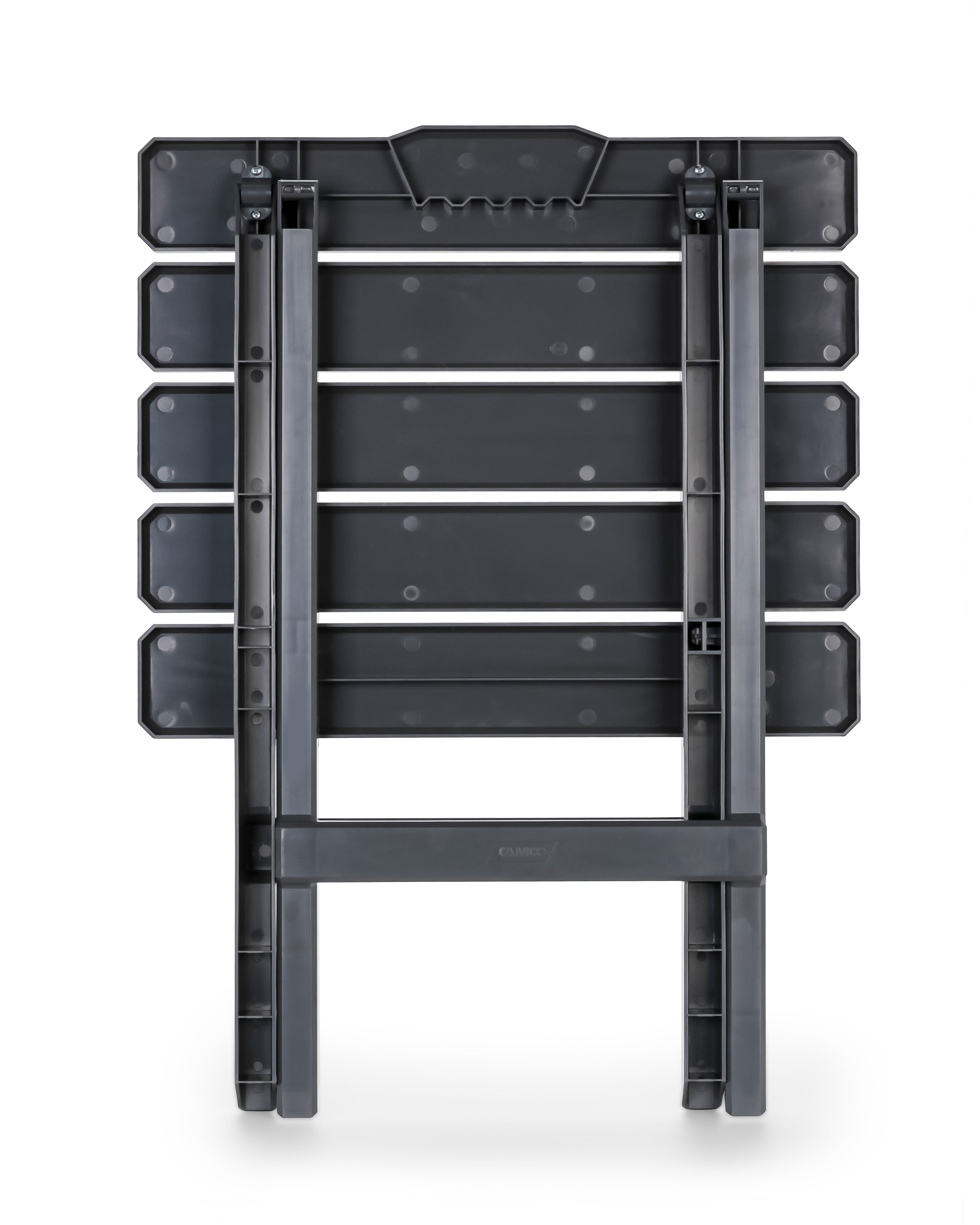 Camco Large Adirondack Outdoor Furniture Folding Table, Charcoal (Open Box) - VMInnovations